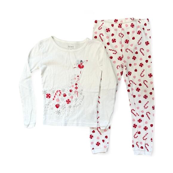 Carters Sugarplum Fairy Holiday Pajama Size 5T - Picture 1 of 4